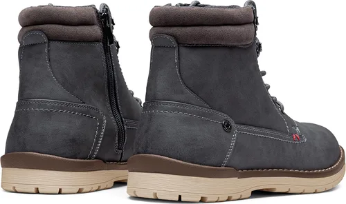 Vista 3 de Vostey Botas de senderismo impermeables para hombre, botas chukka casuales para hombres
