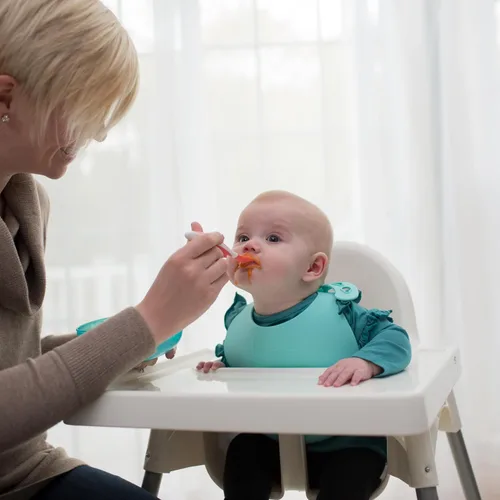 Vista 10 de Dr. Brown's Cucharas suaves para niños pequeños con mango largo para destete guiado por bebés, sin BPA (paquete de 72)