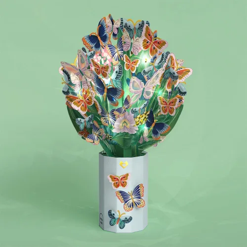 Vista 31 de Lovepop Ramo de Flores de Papel Desenfundable de Todos los Días para Ella y Él - Tarjetas de Felicitación 3D para Niños, Niñas, Hombres, Mujeres