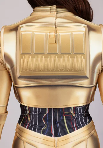 Vista 7 de Disfraz de Mujer C3PO de Star Wars Multicolor