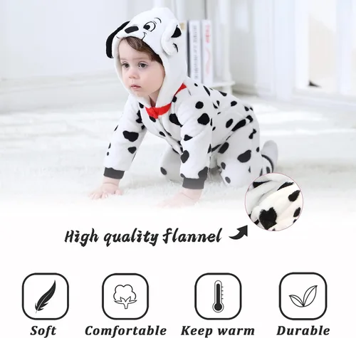 Vista 5 de TONWHAR Baby Boy's Girl's Animal Bodysuit Infant And Toddler's Romper Jumpsuit Halloween Costume Partywear