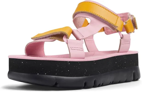 Vista 15 de Sandalias de cuña para mujer Camper Negro 006