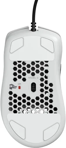 Vista 7 de Glorious PC Gaming Race Modelo D Gaming-Maus - Blanco, Brillante