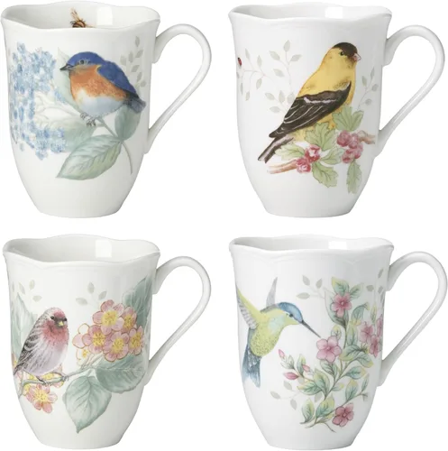 Vista 13 de Lenox 883319 Butterfly Meadow Flutter - Juego de vajilla de 12 piezas, multicolor