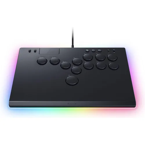 Vista 9 de Razer Kitsune All-Button Arcade Controller For PS5 PlayStation 5 & PC - Low-Profile Optical Switches - Slim Form Factor - Removable Top Plate
