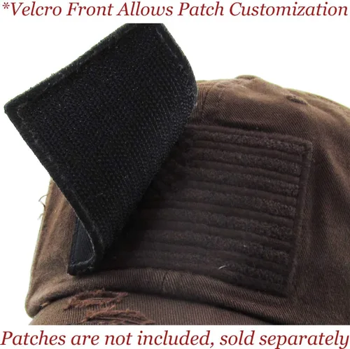 Vista 245 de KBETHOS Tactical Operator Collection USA Fishing Mesh Ballcap Flag Patch America Outdoors Trucker Baseball Cap