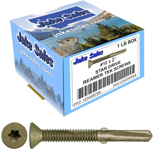 Vista 13 de Tornillos autoperforantes Reamer Tek Torx/Cabeza de estrella de madera a metal de 10x1-5/8 - para plataformas, remolques - cabeza de tornillo T-30