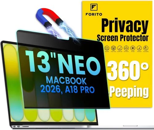 Vista 17 de F FORITO Protector de pantalla magnético de privacidad compatible con MacBook Pro de 13 pulgadas (2016, 2017, 2018, 2019, 2020, 2021, 2022, M1, M2)