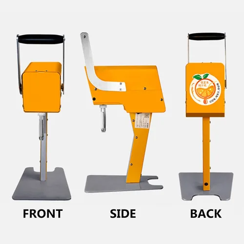 Vista 7 de Exprimidor eléctrico de naranja, exprimidor de limón, máquina extractora de licuadora de frutas, con cabeza de cuchillo y descorazonador