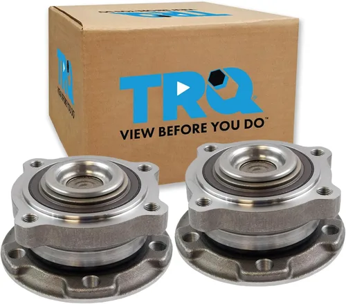 Vista 60 de TRQ Juego de 2 rodamientos de rueda delantera y conjunto de cubo compatible con Tesla 3 2020 Y 2018-2019 para Tesla 3 2020 Tesla Y AWD 2018-2019