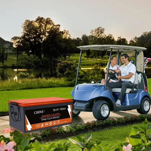 Vista 7 de CHINS - Batería de litio para carrito de golf de 36 V, 100 AH, incluye
