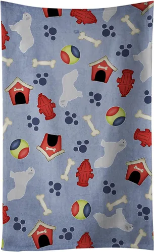 Vista 41 de Caroline's Treasures BB3948KTWL Affenpinscher Dog House Collection - Toalla de cocina para invitados, toalla de baño decorativa para cara, té, paño