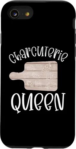 Vista 13 de Funda para iPhone 15 Charcutería Queen para mujer Charcutería Board Hostess Case
