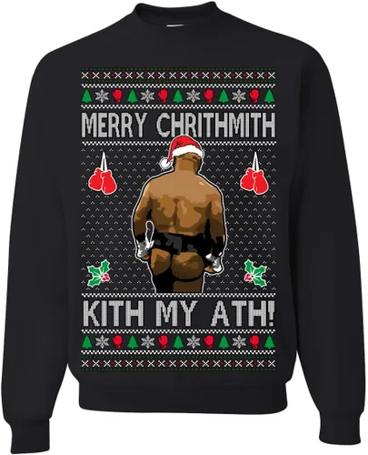 Vista 48 de Merry Chrithmith Ugly Christmas Sweater Unisex Crewneck Graphic Sweatshirt Negro Bitcheth