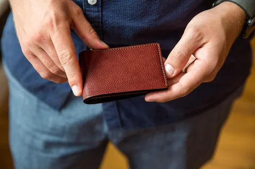 Vista 6 de Bosca Men's Washed Collection - Small Billfold