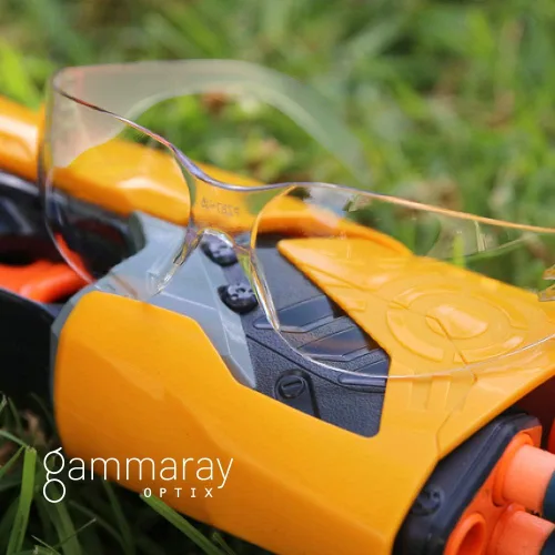 Vista 7 de Gamma Ray - Gafas protectoras de seguridad para niños, paquete de 12 Claro
