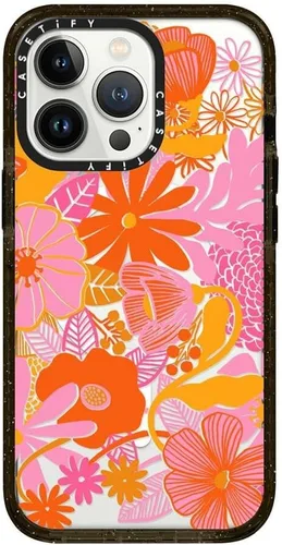 Vista 280 de CASETiFY Funda Impact para iPhone 13 [Protección contra caídas de grado militar 4X de 8.2 pies/Compatible con Magsafe] - #1 Mom - Transparente