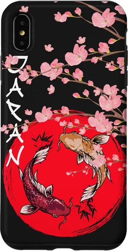 Vista 11 de koi Fish Ying yang,Japanese Flag Japan - Cherry Blossom Case for iPhone 17