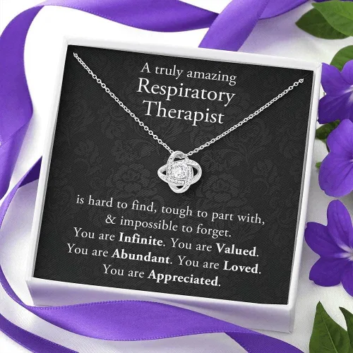 Vista 5 de Collar con tarjeta de mensaje, joyería hecha a mano, regalos de Navidad, terapeuta respiratorio, regalos para terapeuta respiratorio, agradecimiento