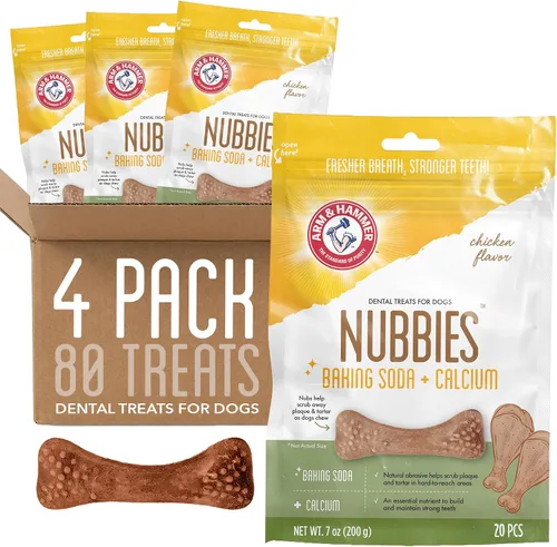 Vista 12 de Arm & Hammer Nubbies - Golosinas dentales para perros, sabor a pollo, 5