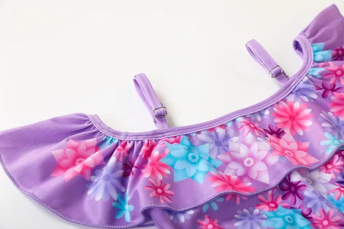 Vista 3 de VATENANI Mirabel - Traje de baño para niñas, traje de baño Isabella, conjunto de bikini Luisa, trajes de baño Dolores, tankini Pepa con volantes