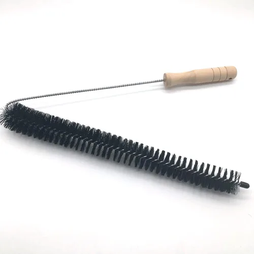Vista 2 de Cepillo de ventilación para limpiador de secadora, kit de limpieza de ventilación para secadora, herramientas de limpieza de cepillo de bobina Negro