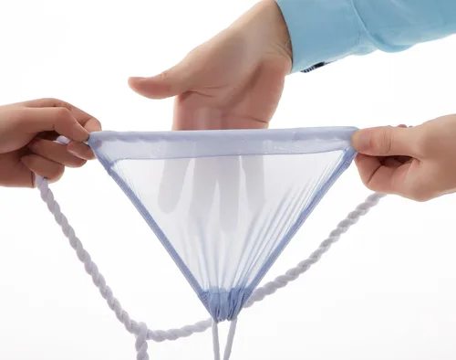 Vista 5 de Tanga de seda de hielo para hombre, de tiro bajo, ajustado, ropa interior suave