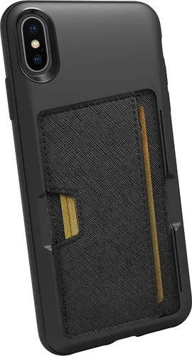 Vista 24 de Smartish Funda tipo cartera para iPhone 11 Pro - Wallet Slayer Vol. 2 [soporte protector delgado] tarjetero (seda) - Black Tie Affair