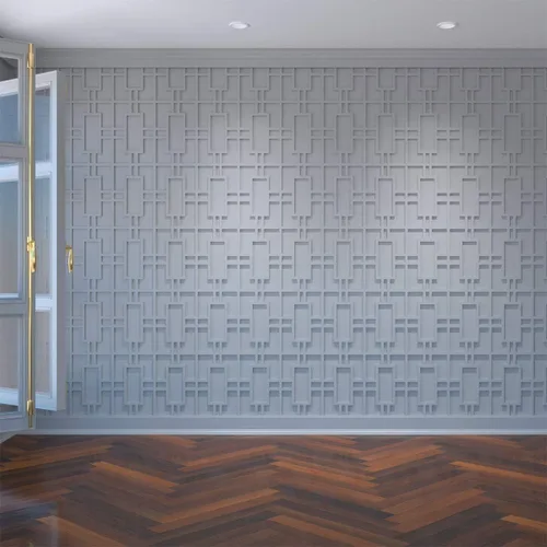 Vista 24 de 10 1/4"W X 15 3/8"H Medium Hastings Decorativos Paneles De Pared De Madera De Calado, Roble Rojo