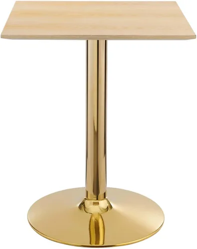 Vista 27 de Modway EEI-4746-GLD-BLK Verne - Mesa de comedor de mármol artificial de 28 pulgadas, color negro dorado