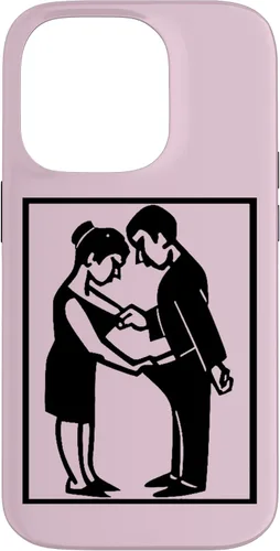 Vista 17 de Camiseta divertida para adultos, imagen de hombre y mujer, funda para iPhone 17