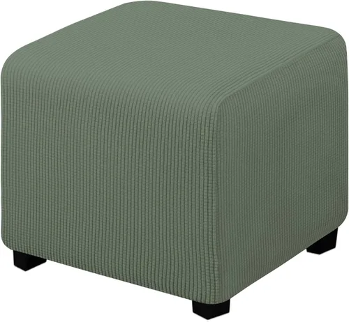 Vista 55 de Easy-Going Funda Elástica para Otomana Taburete de Almacenamiento Plegable Protector de Muebles Funda Rectangular Suave con Parte Inferior Elástica