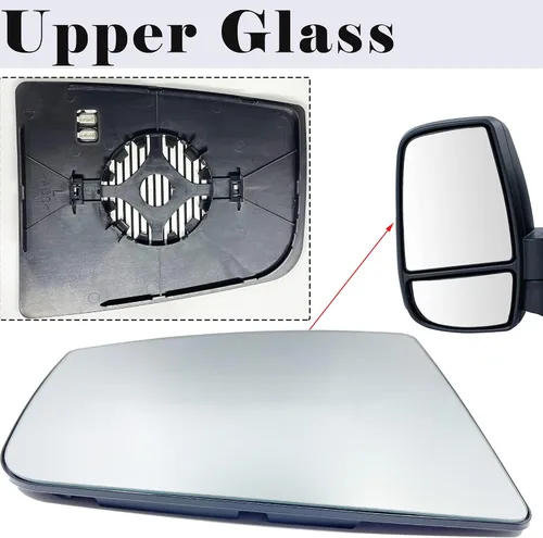 Vista 5 de Transit - Espejo lateral del conductor compatible con Ford Transit 2015-2021 T150 T250 T350 lado izquierdo Ford Transit Espejo de tránsito