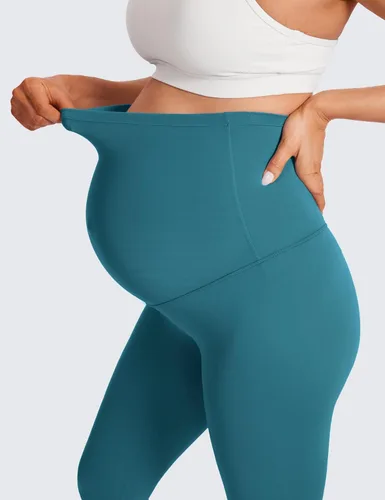 Vista 5 de CRZ YOGA Butterluxe - Leggings de maternidad para mujer, sobre el vientre, 25 pulgadas, pantalones suaves para entrenamiento, yoga, embarazo