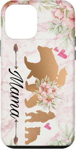 Vista 16 de Mama Bear & Cubs Design Phone Grip - Funda para iPhone 17 de 3 niños
