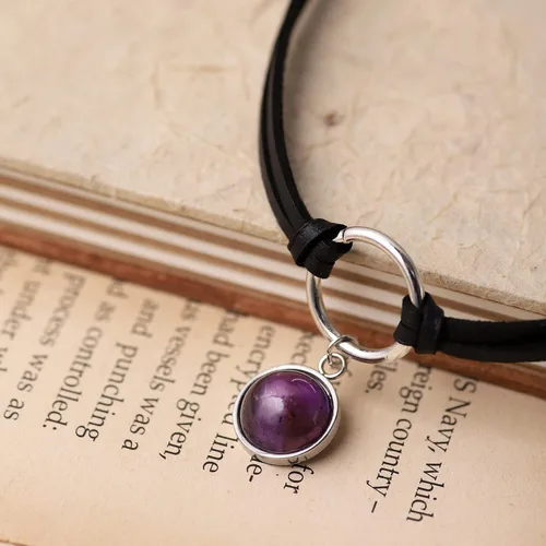Vista 6 de Sacina Gargantilla gótica gótica, estilo hippie, estilo hippie, de piel sintética, delicada, negra, regalo de joyería para mujeres y niñas