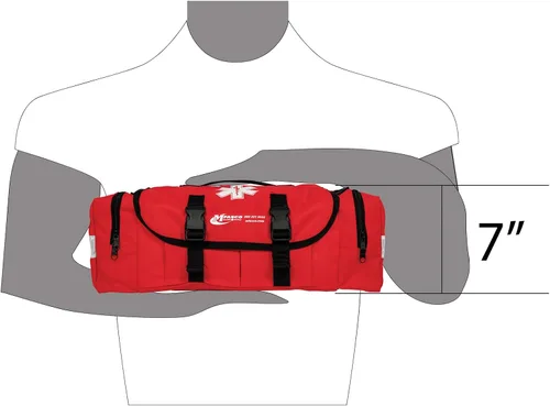 Vista 8 de MFASCO Kit completo de primeros auxilios para el aula escolar – Bolsa médica totalmente abastecida para socorristas de emergencia, incluye elementos