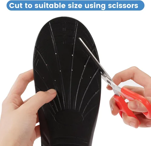 Vista 2 de Plantillas para zapatos, plantillas de espuma viscoelástica, plantillas ortopédicas para fascitis plantar, que proporcionan una excelente absorción