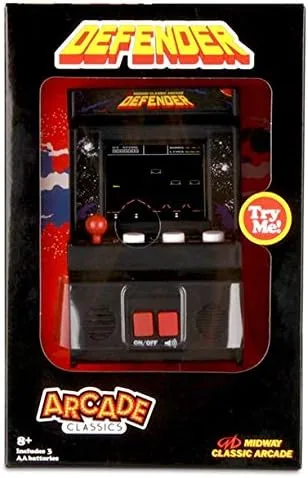 Vista 3 de Arcade Classics – Defender Retro Mini Arcade juego de mano