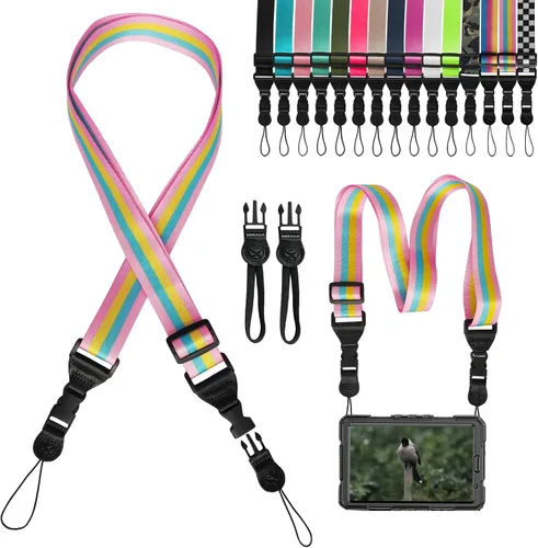 Vista 22 de Correa de hombro ajustable Gowjaw: Correa de nylon cómoda para iPad/Samsung Tablet con lanyard para el cuello, funda para iPad/cámara/binoculares