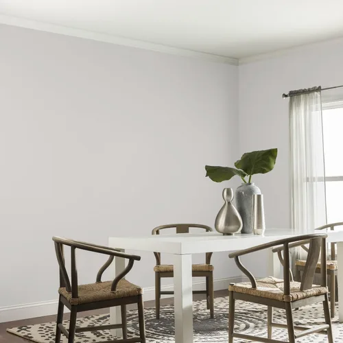 Vista 209 de Glidden Pintura Interior + Imprimación: Gris/Plata Antigua, Una Capa, Satinado, 1 Galón