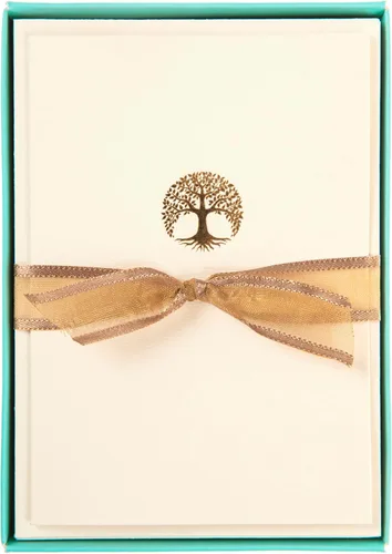 Vista 20 de Graphique Tarjetas de Apple, paquete de 10 tarjetas con sobres, saludos para todas las ocasiones, interior en blanco, relieve de lámina dorada