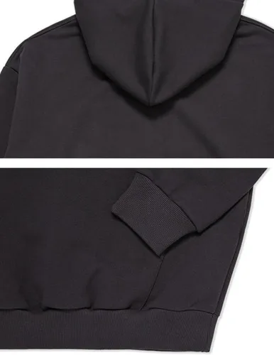 Vista 6 de PAODIKUAI Men Hoodie Sweatshirt Loose Fit Fashion Pullover Hoodie Casual Long Sleeve Hooded Sweatshirt With Pocket