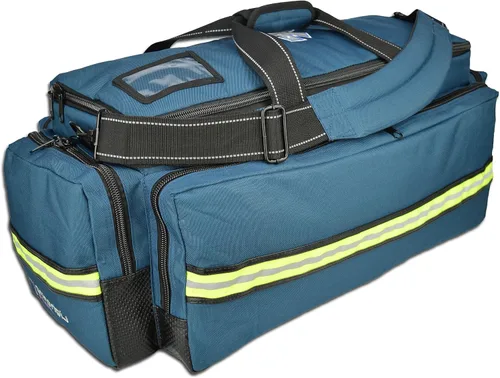 Vista 2 de Lightning X MB50 - Bolsa de equipo para respiración y trauma con kit de llenado para First Responder EMT, color azul