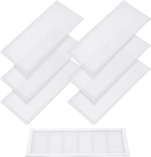 Vista 23 de Cubiertas de ventilación de piso rectangulares, cubierta de rejilla de ventilación de aire, cubierta magnética de malla de ventilación de PVC
