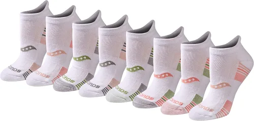 Vista 15 de Saucony Women's RunDry Performance Heel Tab Athletic Socks, Available in S-L (8, 16, 24 Pairs)