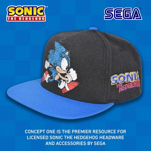 Vista 5 de Concept One Girls' Sonic The Hedgehog Cap, Kids Adjustable Baseball Hat
