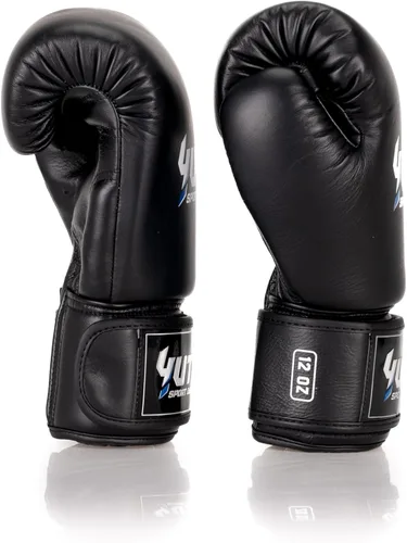 Vista 3 de Guantes de Muay Thai Guantes de boxeo tailandés de boxeo profesional Guantes de boxeo tailandés ligeros absorbentes de golpes MMA Kickboxing