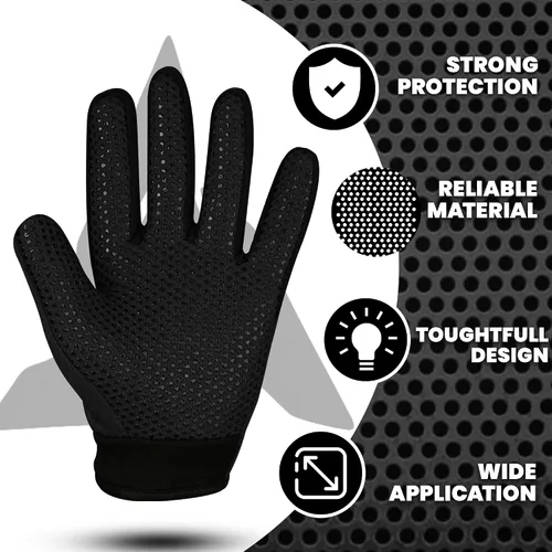 Vista 2 de SAGA SPORTS Guantes de bicicleta para niños para futuros campeones. Guantes de motocross con la máxima protección. Guantes esenciales para motocross