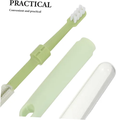Vista 8 de Double Headed PET Toothbrush Set for Kitten and Dog, 3pcs